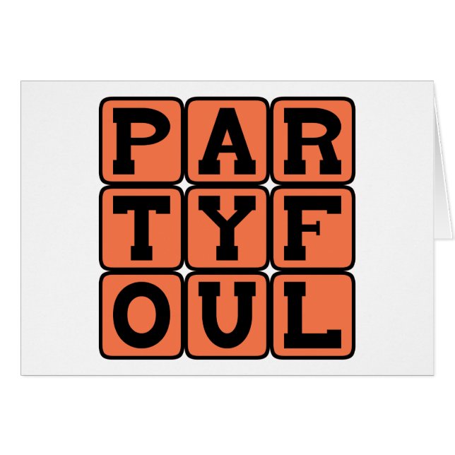 Party Foul, sozialer Misstep (Vorderseite (Horizontal))