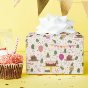 Party Frogs Geschenkpapier