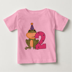 Party Frosch 2. Geburtstag T - Shirt und Geschenke