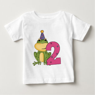 Party Frosch 2. Geburtstag T - Shirt und Geschenke