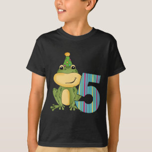 Party Frosch 5. Geburtstag T - Shirt und Geschenke
