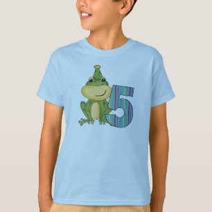 Party Frosch 5. Geburtstag T - Shirt und Geschenke
