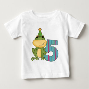 Party Frosch 5. Geburtstag T - Shirt und Geschenke
