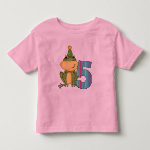 Party Frosch 5. Geburtstag T - Shirt und Geschenke