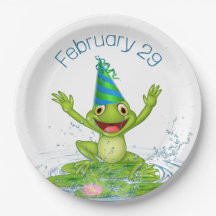 Party Frosch für Leap Jahr Geburtstag