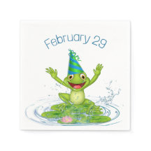 Party Frosch für Leap Jahr Geburtstag