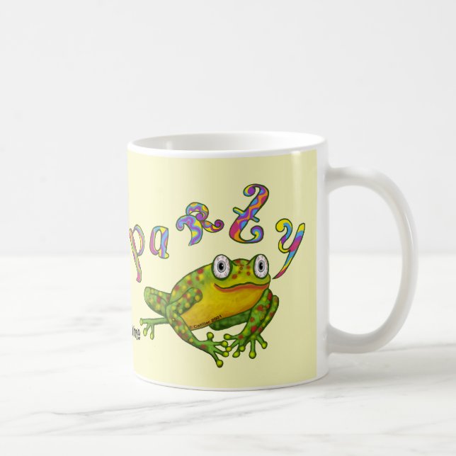 Party Frosch-Tasse Kaffeetasse (Rechts)