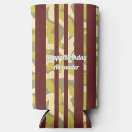 Party Fun Abstract Camo Stripe Pattern Selters Dosenkühler