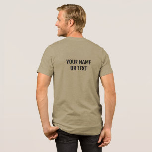 Party für benutzerdefinierten Text Tri-Blend Shirt