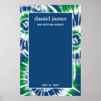 Party für blaue und grüne Gefärbte Krawatte