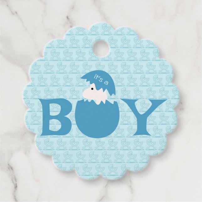 Party für das Baby Gender Reveal Geschenkanhänger (Vorderseite)