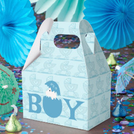 Party für das Baby Gender Reveal Geschenkschachtel