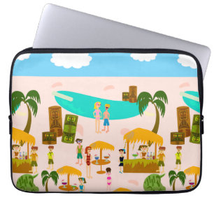 Party für das Beach Life Pool Laptopschutzhülle