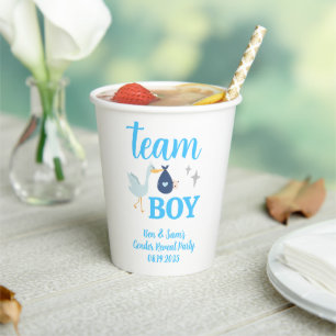 Party für das benutzerdefinierte Team Boy Blue Gen Pappbecher