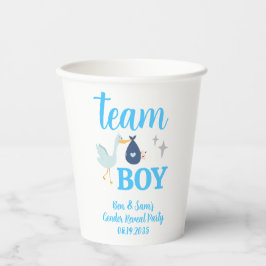 Party für das benutzerdefinierte Team Boy Blue Gen Pappbecher