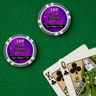 Party für das Corporate Event Office für Luxuslogo Pokerchips