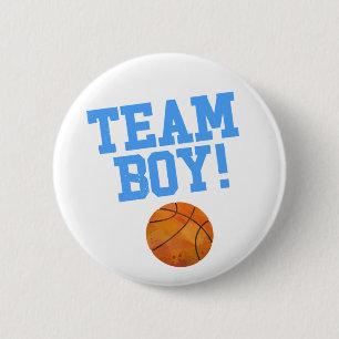 Party für das freie Throws Team Boy Gender Button