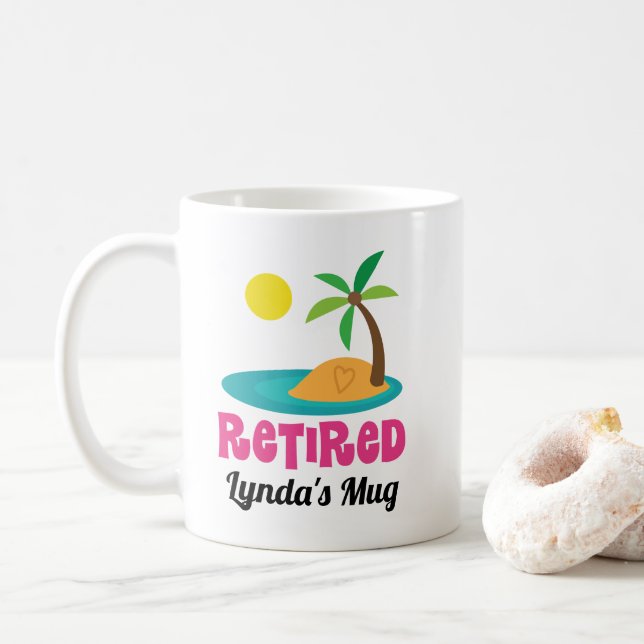 Party für das remüde Geschenk Hawaii Kaffeetasse (Mit Donut)