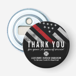 Party für das Ruhestand von Feuerwehren Flaschenöffner