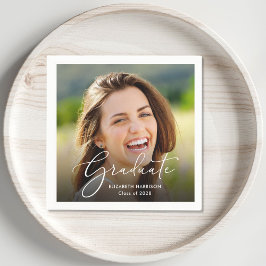 Party für das Überlagern von Fotos mit weißem Skri Serviette