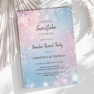 Party für das Wintergeschlechtsalter Einladung