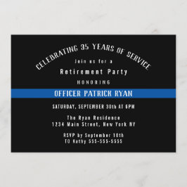 Party für das Zurückhalten der Flaggen der "Blue L Einladung