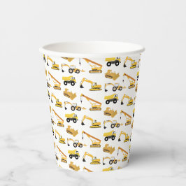 Party für den Bau von Lastkraftwagen Pappbecher