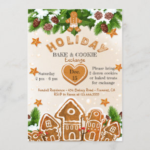 Party für den Holiday Cookie Exchange Einladung