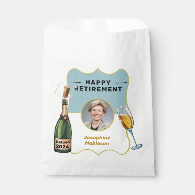 Party für die Altersversorgung, verlassend Funktio Geschenktütchen (Vorderseite)