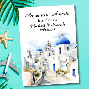 Party für die Altersversorgung Vintage farbenfrohe Einladung