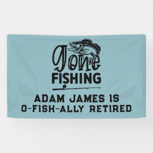Party für die Aquakulturfischerei - Gone Fishing Banner