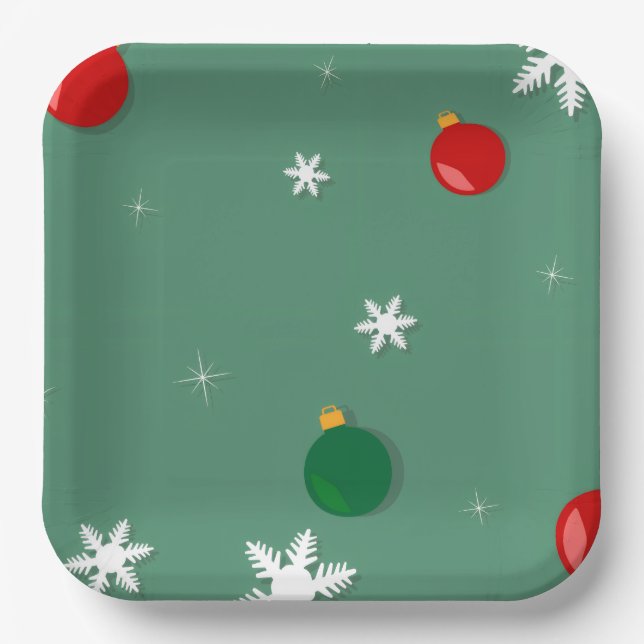 Party für die Countdown im neuen Jahr - Teller 9" (Vorderseite)