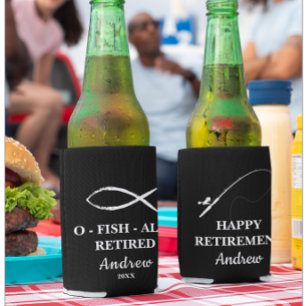 Party für die Einstellung der Fischerei Dosenkühler