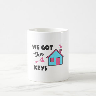 Party für die Haushaltsaufwärmung Wir got die Schl Kaffeetasse