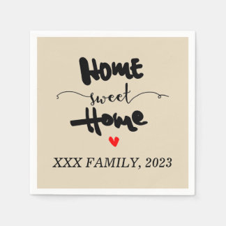 Party für die Haushaltserwärmung - NEUE ZUHAUSE, Z Serviette