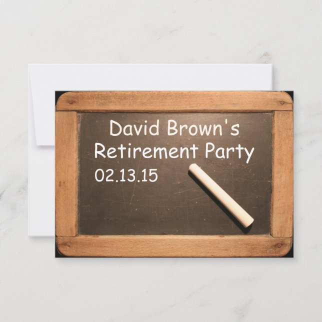 Party für die individuelle Einladung von Lehrern (Vorderseite)