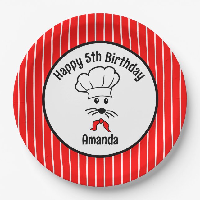 Party für die Maus Pappteller (Vorderseite)