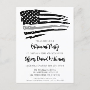 Party für die Renten- und Renten-Stelle Ankündigungspostkarte