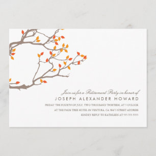 Party für die Ruhestandsregelung für verlockende B Einladung