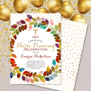 Party für die Spinnerei von Wasserfarben Einladung