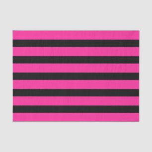 Party für die Streifen aus Hot Pink und Black Fash Seidenpapier