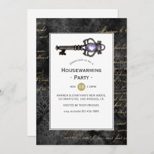 Party für die Vintage Hauhalterung Einladung