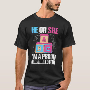 Party für ein Gender Reveal Broth T-Shirt