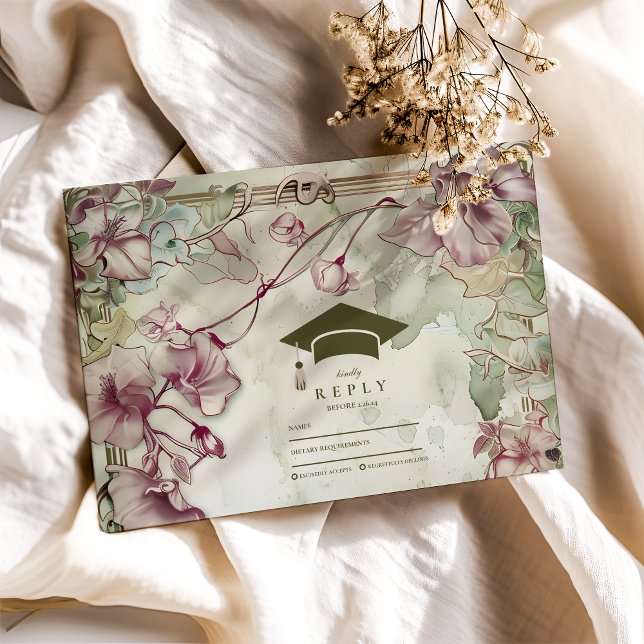 Party für farbenfrohe Wildblume RSVP Karte (Von Creator hochgeladen)