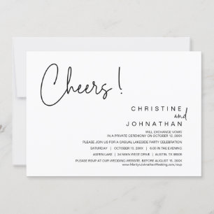 Party für Hochzeiten, Abendessen, Tanzen Einladung