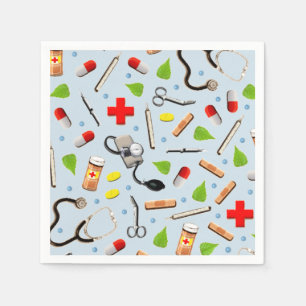 Party für Krankenversicherung Serviette