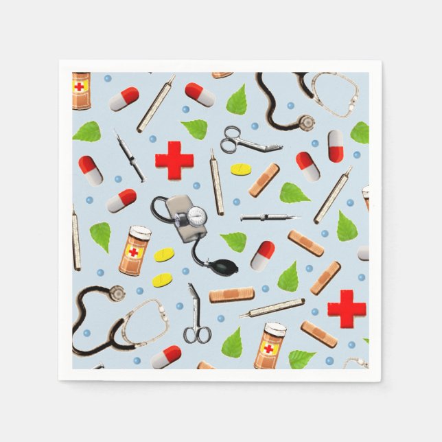 Party für Krankenversicherung Serviette (Vorderseite)
