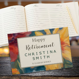 Party für künstlerische Blüten Vintages Blumenruhe Gästebuch