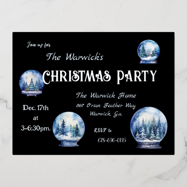 Party für künstlerische Wasserfarben Folie Einladungspostkarte (Vorderseite)