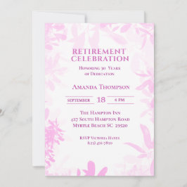 Party für lila Altersversorgung Einladung